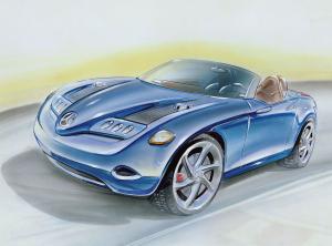 Mercedes-Benz Vision SLA Concept 2000 года 
